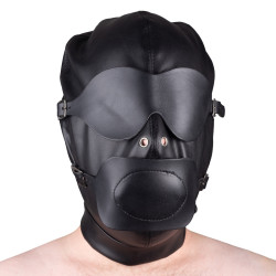 Generique Cagoule SM avec baillon et masque
